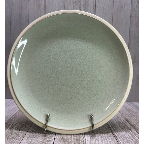 Vtg Denby Energy 9" DIA Plate Celadon Cream Stoneware England Retired K - Picture 1 of 6